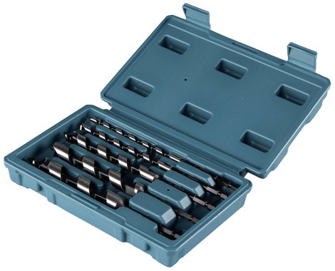 Makita D-75677 Csigafúró készlet 6 mm, 8 mm, 13 mm, 16 mm, 19 mm Teljes hossz 200 mm Hatlap 1 készle 2. kép