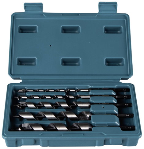 Makita D-75677 Csigafúró készlet 6 mm, 8 mm, 13 mm, 16 mm, 19 mm Teljes hossz 200 mm Hatlap 1 készle 3. kép