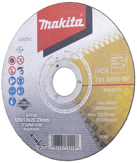 Makita E-17120-12 Vágótárcsa, egyenes 125 mm 12 db 2. kép