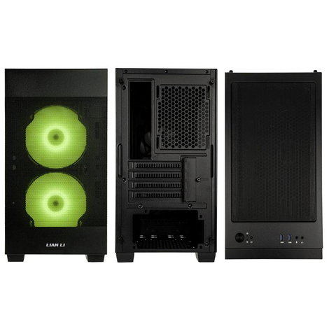 Lian Li LANCOOL 205M Mikro torony Ház, Gaming doboz Fekete 4. kép