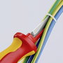 VDE kábelkés 180 mm, műanyag bevonatú pengehát, Knipex 98 54 bélyegkép