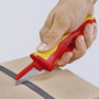 VDE kábelkés 180 mm, műanyag bevonatú pengehát, Knipex 98 54 3. bélyegkép