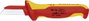 VDE kábelkés 180 mm, műanyag bevonatú pengehát, Knipex 98 54 7. bélyegkép