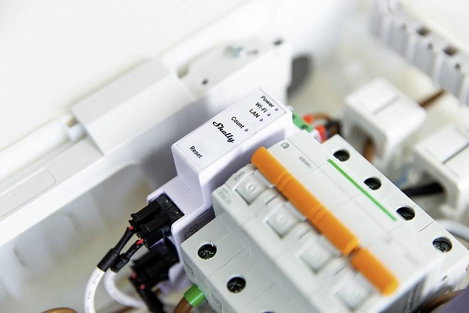 Háromfázisú teljesítménymérő, WLAN, LAN, Shelly Pro 3EM 4. kép