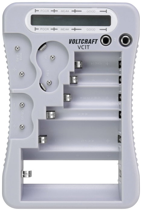 VOLTCRAFT Elemteszter VC1T Mérési tartomány (elemteszter) 1,5 V, 3 V, 6 V, 9 V Elem VC-12613270 2. kép