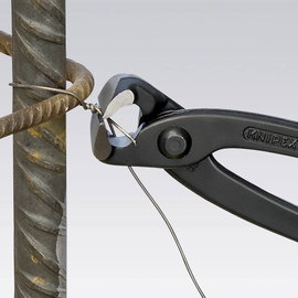 Betonszerelő fogó (rabitzfogó) 200 mm, vágóérték: Ø 1,8 mm, Knipex 99 00 200