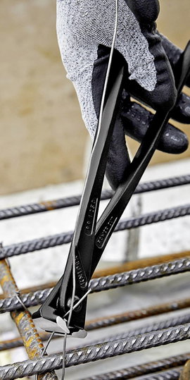 Erő szerelőfogó nagy áttételű 300 mm, vágóérték: Ø 3,8 mm, Knipex 99 10 300