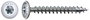 SPAX 251010600805 Facsavar 6 mm 80 mm Torx, E TORX Acél Galvanikusan cinkezett 100 db bélyegkép
