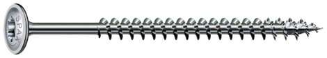 SPAX 251010600805 Facsavar 6 mm 80 mm Torx, E TORX Acél Galvanikusan cinkezett 100 db 2. kép