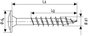 SPAX 251010600805 Facsavar 6 mm 80 mm Torx, E TORX Acél Galvanikusan cinkezett 100 db 5. bélyegkép