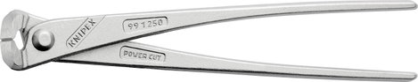 Erő szerelőfogó nagy áttételű 250 mm, nikkelezett, vágóérték: Ø 3,3 mm, Knipex 99 14 250