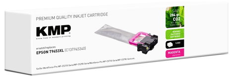 KMP Tinta helyettesíti Epson T9453 Kompatibilis Bíbor E257X 1645,4006 2. kép