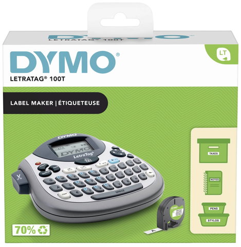 DYMO LetraTag LT-100T Feliratozó készülék Alkalmas feliratozó szalag: LT 12 mm 4. kép