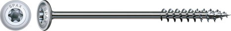 SPAX 251010601205 Facsavar 6 mm 120 mm Torx, E TORX Acél Galvanikusan cinkezett 100 db