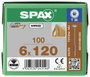 SPAX 251010601205 Facsavar 6 mm 120 mm Torx, E TORX Acél Galvanikusan cinkezett 100 db 4. bélyegkép