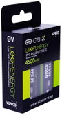 9 V-os akku Verico LoopEnergy USB-C Lítiumion 7.4 V 500 mAh 2 db 2. bélyegkép