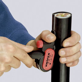 Kábelcsupaszító szerszám kábelköpeny eltávolításhoz 150 mm, Knipex 16 40 150