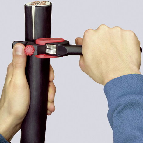 Kábelcsupaszító szerszám kábelköpeny eltávolításhoz 150 mm, Knipex 16 40 150 4. kép