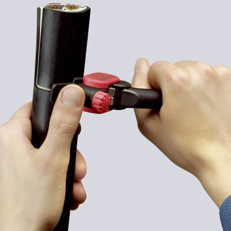 Kábelcsupaszító szerszám kábelköpeny eltávolításhoz 150 mm, Knipex 16 40 150 7. kép