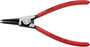 Seegergyűrű fogók külső gyűrűkhöz (tengelyek) 180 mm, Ø 19-60 mm, egyenes, Knipex 46 11 A2 bélyegkép