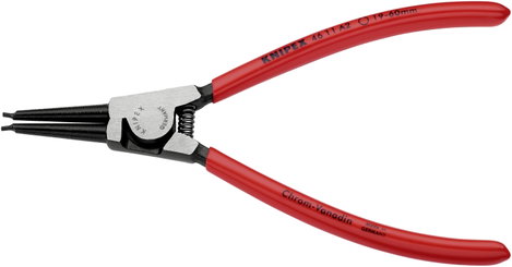 Seegergyűrű fogók külső gyűrűkhöz (tengelyek) 180 mm, Ø 19-60 mm, egyenes, Knipex 46 11 A2