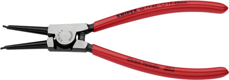Seegergyűrű fogók külső gyűrűkhöz (tengelyek) 180 mm, Ø 19-60 mm, egyenes, Knipex 46 11 A2 2. kép