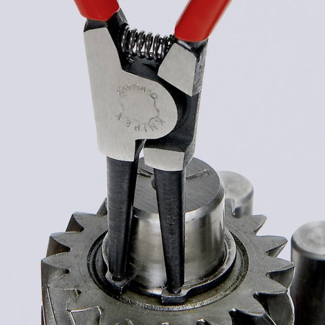 Seegergyűrű fogók külső gyűrűkhöz (tengelyek) 180 mm, Ø 19-60 mm, egyenes, Knipex 46 11 A2 4. kép