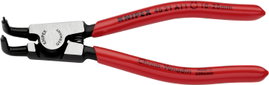 Seegergyűrű fogók külső gyűrűkhöz (tengelyek) 125 mm, Ø 10-25 mm, 90°-ban hajlított, Knipex 46 21 A1
