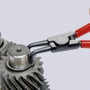Seegergyűrű fogók külső gyűrűkhöz (tengelyek) 170 mm, Ø 19-60 mm, 90°-ban hajlított, Knipex 46 21 A2 5. bélyegkép