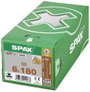 SPAX 251010801605 Facsavar 8 mm 160 mm Torx, E TORX Acél Galvanikusan cinkezett 50 db 3. bélyegkép