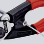 Drótkötélolló 190 mm, kovácsolt, vágóérték: Ø 7 mm, Knipex 95 62 190 6. bélyegkép