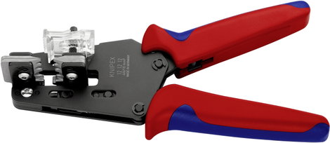 Precíziós huzalcsupaszító fogók alakkésekkel 195 mm, szolárkábelekhez, Knipex 12 12 12 3. kép