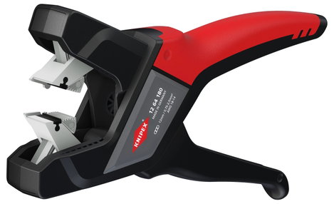 Knipex 12 64 180 Automatikus szalagkábel csupaszoló fogó, blankoló 0.75 - 2.5 mm² 13 - 19 mm 3. kép
