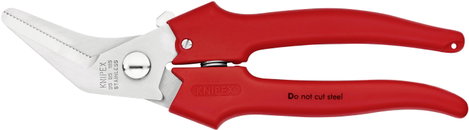 Kombinált olló 185 mm, lesarkított alak, Knipex 95 05 185 2. kép