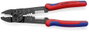 Krimpelő fogó szigetelt és szigeteletlen csúszósarukhoz Knipex 97 22 240 2. bélyegkép