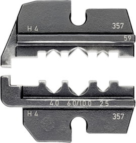 Knipex 97 49 59 krimpelőfogó krimpelő betét, préselő betét Helios H4 szolár dugós csatlakozóhoz Knip