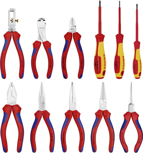 Szerszámkészlet feltekerhető szerszámtáskával, 11 részes, Knipex 00 19 41 2. kép