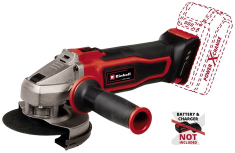 Einhell Power X-Change TE-AG 18/115 Q Li Solo 4431165 Akkus sarokcsiszoló 115 mm 18 V