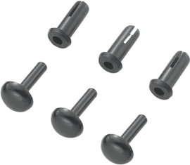 TRU COMPONENTS TC-SRR-380K203 Szegecs Lyuk Ø 3 mm Fekete 1000 db
