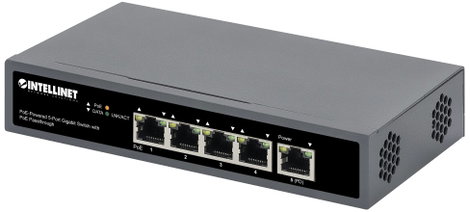 Intellinet PoE-Powered 5-Port Gigabit Hálózati switch, RJ45 10 / 100 / 1000 MBit/s IEEE 802.3af (12. 3. kép