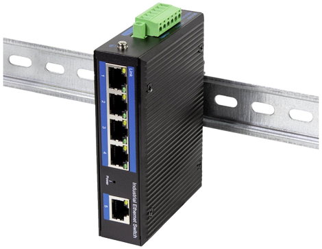 LogiLink NS200 Ipari Ethernet switch 5 port 10 / 100 MBit/s 9. kép