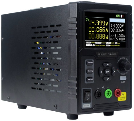 Szabályozható labortápegység 1x 0 - 30 V 0 - 5 A 150 W, VOLTCRAFT DLP-1305 2. kép