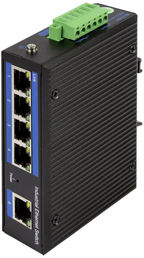 LogiLink NS202 Ipari Ethernet switch 5 port 10 / 100 / 1000 MBit/s 10. kép
