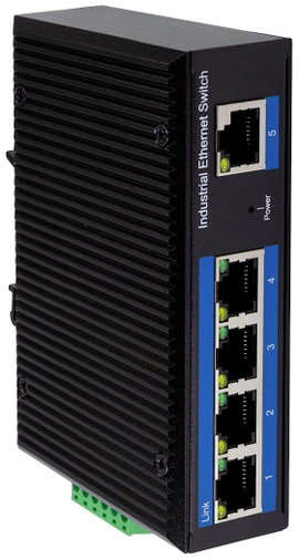 LogiLink NS202 Ipari Ethernet switch 5 port 10 / 100 / 1000 MBit/s