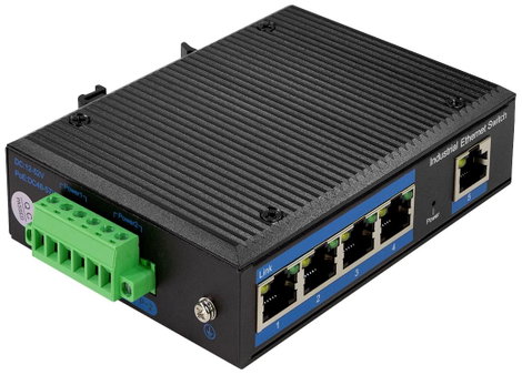 LogiLink NS202 Ipari Ethernet switch 5 port 10 / 100 / 1000 MBit/s 6. kép