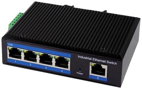 LogiLink NS202 Ipari Ethernet switch 5 port 10 / 100 / 1000 MBit/s 7. kép
