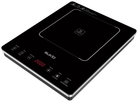 2000 W SK-20CB10T Indukciós sütőlap Időzítő funkció, Multifunkciós, Túlhevülés elleni védelem