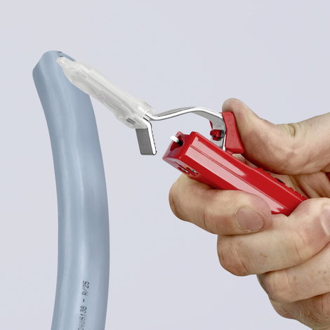 Huzalcsupaszító szerszám 165 mm, Ø 8-28 mm, Knipex 16 20 165 SB 5. kép