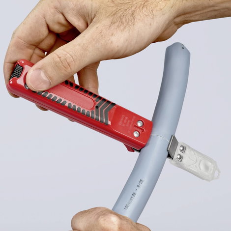 Huzalcsupaszító szerszám 165 mm, Ø 8-28 mm, Knipex 16 20 165 SB 9. kép