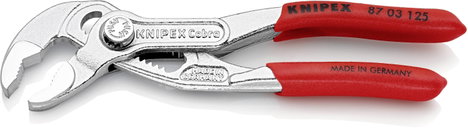 Knipex Cobra Hightech vízpumpafogó 120 mm/27 mm 87 03 125 11. kép